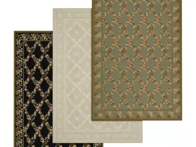 Rug Set 2156 3D model