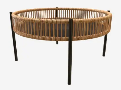Garden coffee table Sarran 3D model