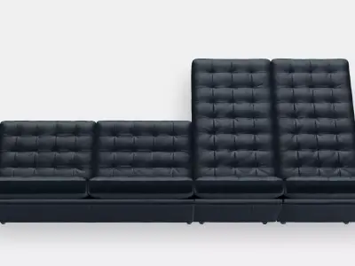 LANDSKRONA 5-seat sofa Low-poly 3D model