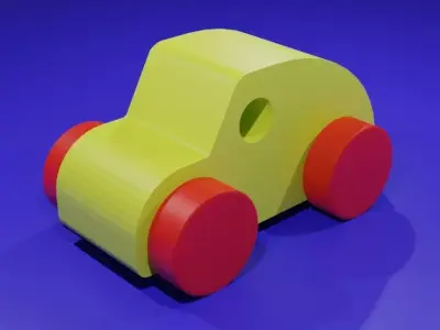 Bettle toy car 3D model