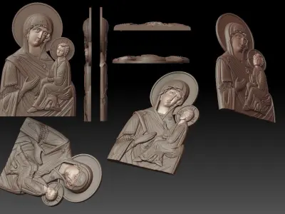 vergin mery orthodox 3D print model