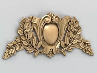 Cartouche 004 3D model