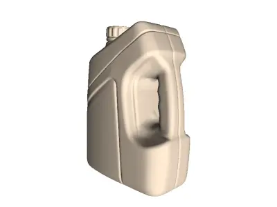 Motor oil plastic container 3D print model