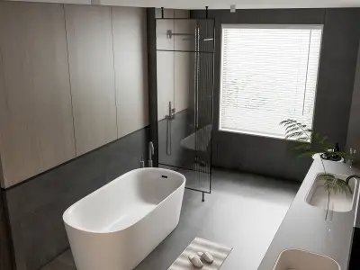 Bathroom 90 3D model