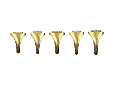 Chunky Oval GG signet ring US sizes 7to11 3D print model