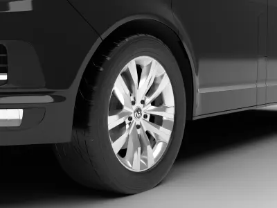 Volkswagen T6 Transporter 2019 3d model  3D model