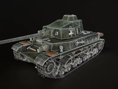 43M Turan 3 Low-poly 3D model