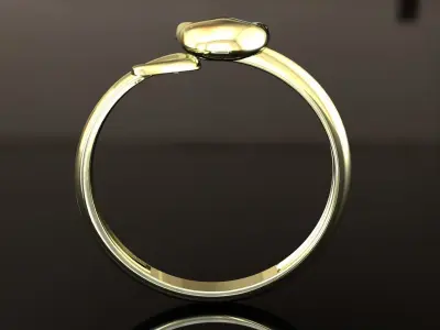 cat ring 2 3D print model
