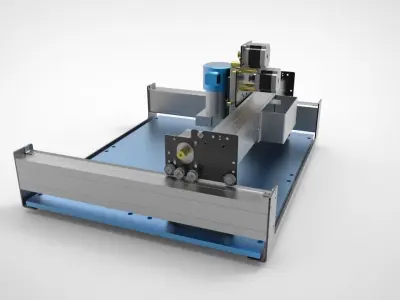 CNC Milling Machine 3D model