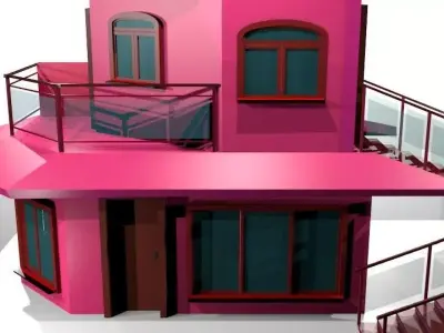Luxury Modern House 3D model purchase
