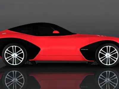 Devon GTX Low-poly 3D model