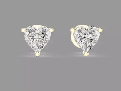 Diamond Earrings  3D print model