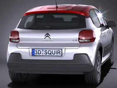 Citroen C3 2017 3D model