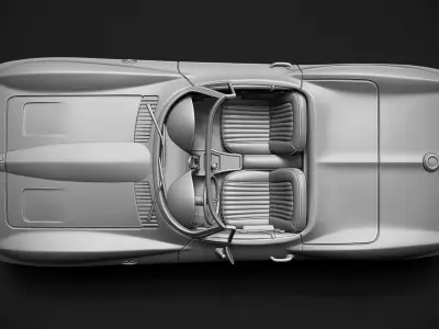 Chevrolet Corvette Sting Ray  3D print model