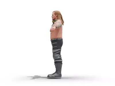 Chris Jericho - WWE Low-poly 3D model