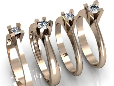 soliter ring 3D print model get