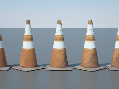 Traffic Cone 3D model