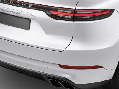 Porsche Cayenne Turbo 2018 3D model