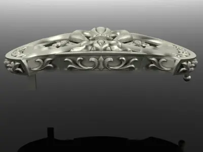 Buckle with Lily 3D print model