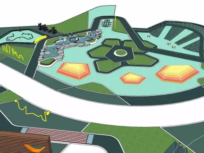 Playground 3D model 3D model purchase