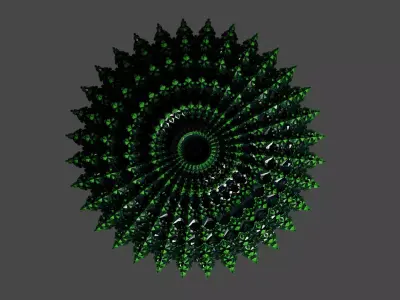 religion kaleidoscope decorative accessories 3D model