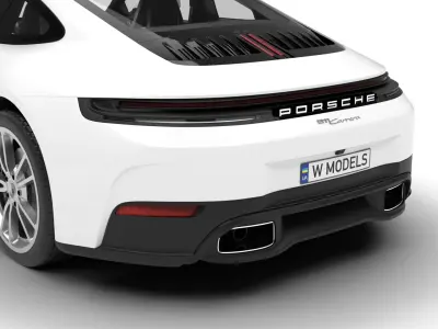 Porsche 911 Carrera 2025 3d model 3D model