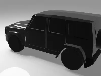 Mercedes Benz G63 in 8 formats including Blend OBJ stl and dea 3D model