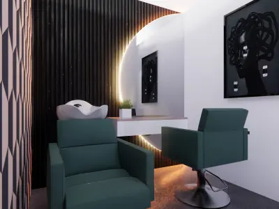 LUXURY BEAUTY SALON 3D model