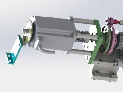 Motor conveying device 3D model