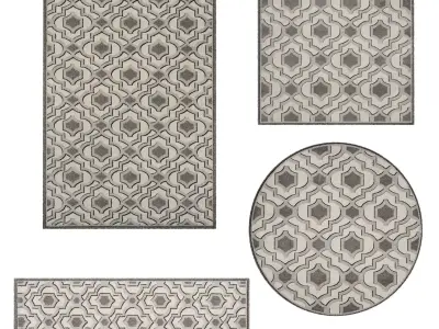 Rugs No 43 Low-poly 3D model