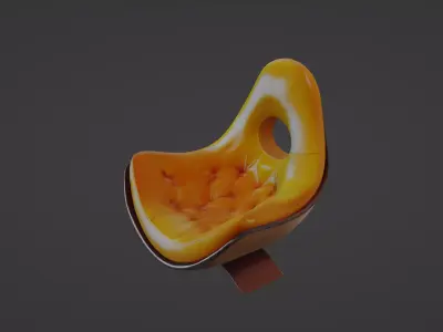 Futuristic Modern Armchair Design 3D model
