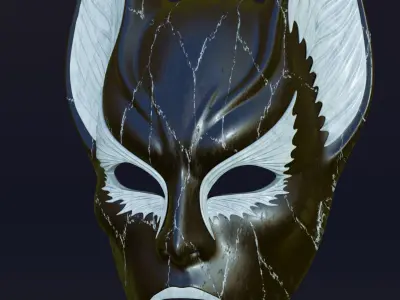 Vampire Mask 3D print model