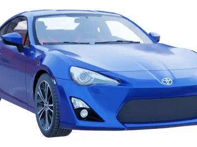  Toyota GT86 3D model