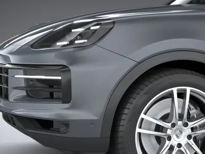 Porsche Cayenne Coupe 2024 3D model