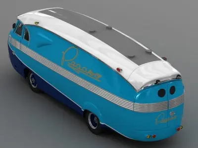 Pegaso Bacalao Race Transporter 3D model