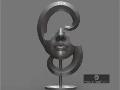 MODERN V1 - WALL ART OR SCULPTURE 3D print model