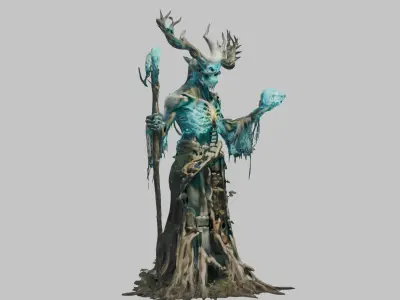 Forest Guardian 3D Model Low-poly 3D model buy