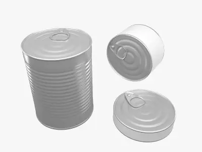 Food Cans 3D model