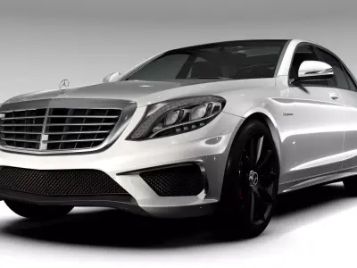 Mercedes Benz S 63 AMG W222 2016 3D model