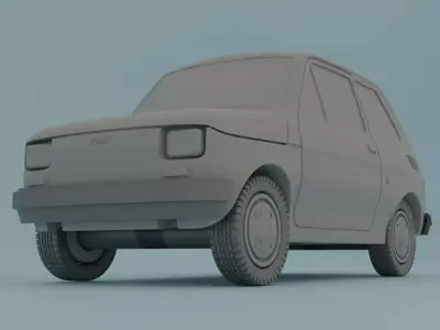 Polski FIAT Free 3D print model