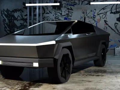 Tesla cybertruck 3D model