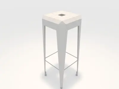 Bar Stool 11 3D model