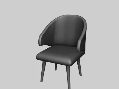 Simple Chair - 11 3D model