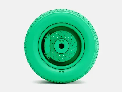 15x10 Cragar SS Wheel BFGoodrich Radial TA Tire 3D print model