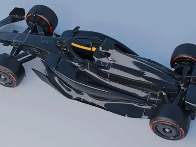 2025 F1 car concept     HP formula one team 3D model
