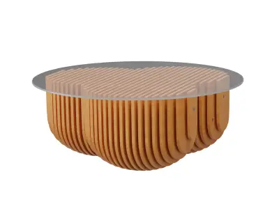 Parametric coffee table 13 3D model