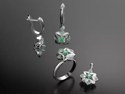 New life set for women 3D print model