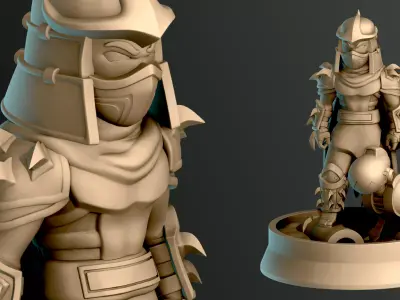 Shredder - Teenage Mutant Ninja Turtles Diorama 3D print model