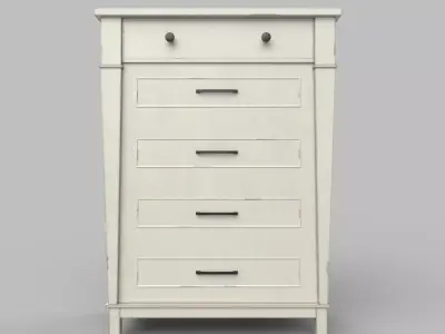 Cabinet  Low-poly 3D model