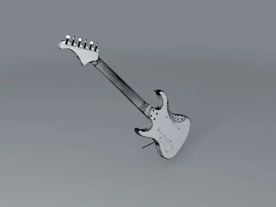 Sands SBG guitar Free 3D model